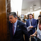 Senate Energy and Natural Resources Committee Chairman Joe Manchin (D-WV) arrives to athearing at the Dirksen Senate Office Building on July 19, 2022, in Washington, DC.